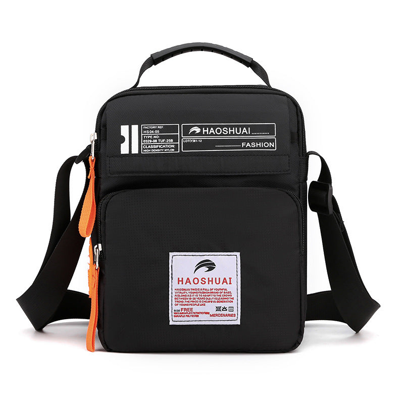 Cross-border new men and women messenger bag fashion casual shoulder bag sports bag outdoor waterproof satchel one piece delivery