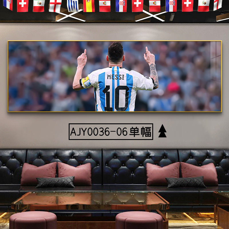 2024 Spain wins the championship decorative painting European Cup Cristiano Ronaldo poster hanging painting sports color store wall football star decoration