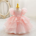 New arrival: children's formal dress - tutu skirt, puff sleeves, cake princess dress for baby girls