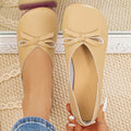 Export spring & fallcasualk-stylepure colorcasualbows two-wear flats women's round toe flats women's shoes flatsflats