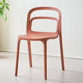 Plastic dining chair for home backrest chair smith casual chair cafe hotel negotiation chair high back dining table