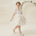 Girls' summer dress - stylish and chic tutu princess dress for girls, perfect for runway shows, hosts, piano performances, and flower girls