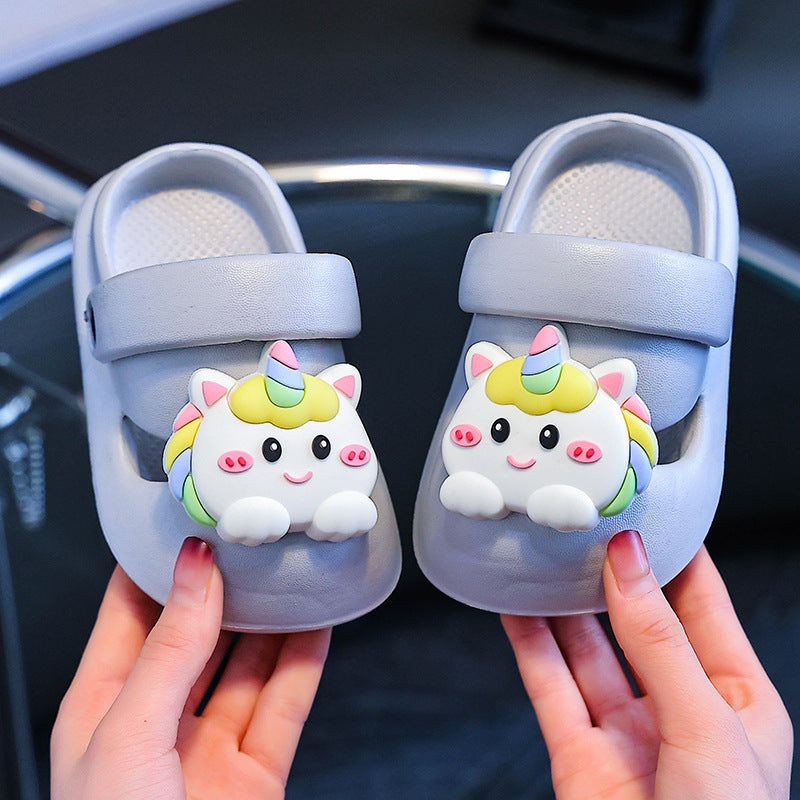 Girls' summer baby sandals infant toddler clogs beach shoes outdoor indoor slippers