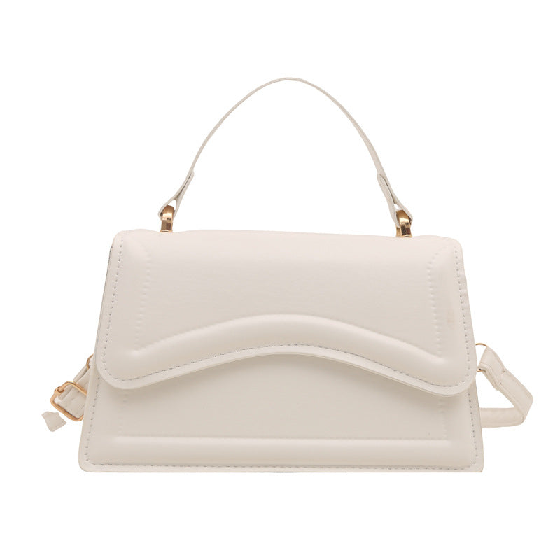 Cross-border simple and fashionable small square bag, personalized and beautiful handbag, spring 2025 new shoulder bag, commuter messenger bag