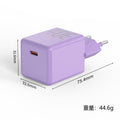 Pd30w gallium nitride fast charging, suitable for apple charger iphone8-17 full power ce certified european plug