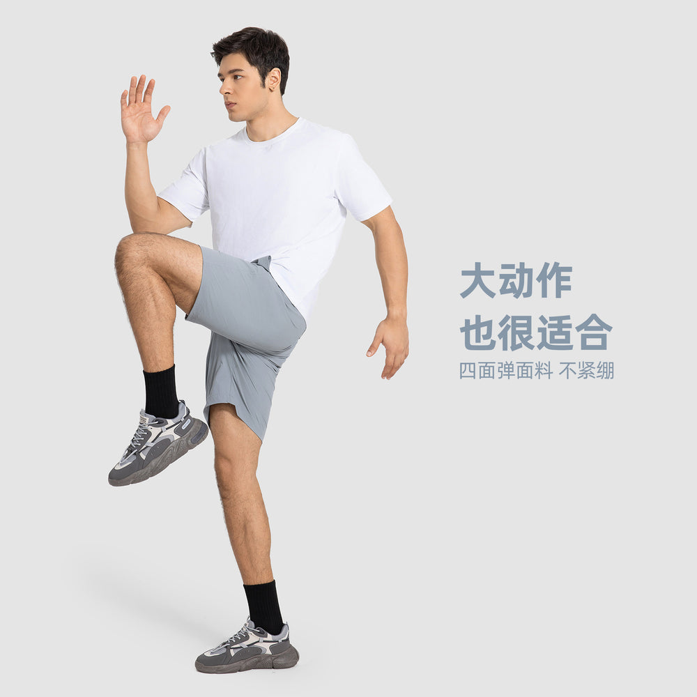 Summer loose running sports fitness shorts men's light and breathable quick-drying fashioncasual pants men's clothing dmk005