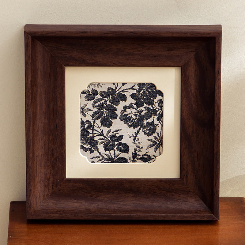 DIY Song Jin pearl painting photo frame setting table handmade cardboard salon team building warm-up picture frame 8 inch wall hanging handmade gift