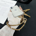 0.7 crystal bar three-in-one crossbody chain creative multi-purpose phone lanyard high-end sparkling diamond bracelet charm new