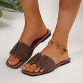 Ready-to-ship wholesale plus-size flat sandals for women, summer , fairy-style open-toe thong sandals