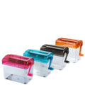 Manual paper shredder, small strip shredder, office desktop paper shredding tool, home use a6 hand-crank paper shredder