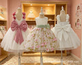 Girls' formal dress vest dress cross-border e-commerce children's princess dress birthday first birthday outfit flower girl dress new  collection