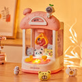 Kids mini claw machine electric sound and light clip doll gashapon candy game machine boys and girls gift toys