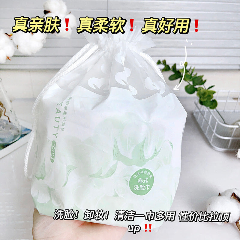 Snow mary disposable facial cleansing tissues - thickened roll, pearl dot texture, soft skin care beauty wipes - hot seller