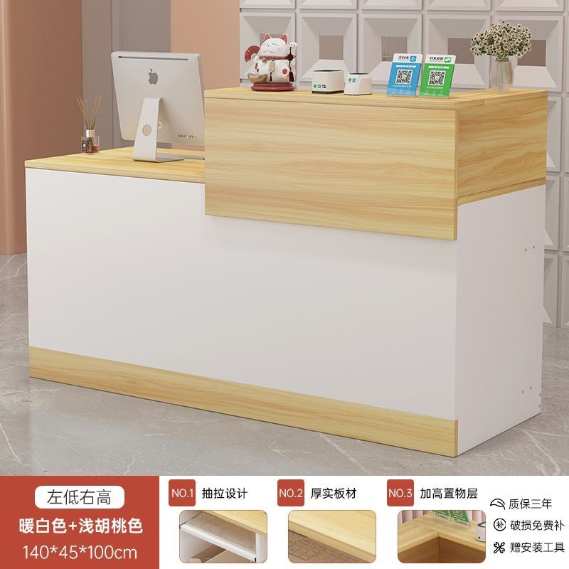 Cashier counter modern casual store small popular clothing store counter front bar table beauty salon reception desk