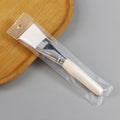 Facial mask brush beauty salon application mask brush wooden handle soft bristle brush makeup brush log pole white bristle brush spa brush