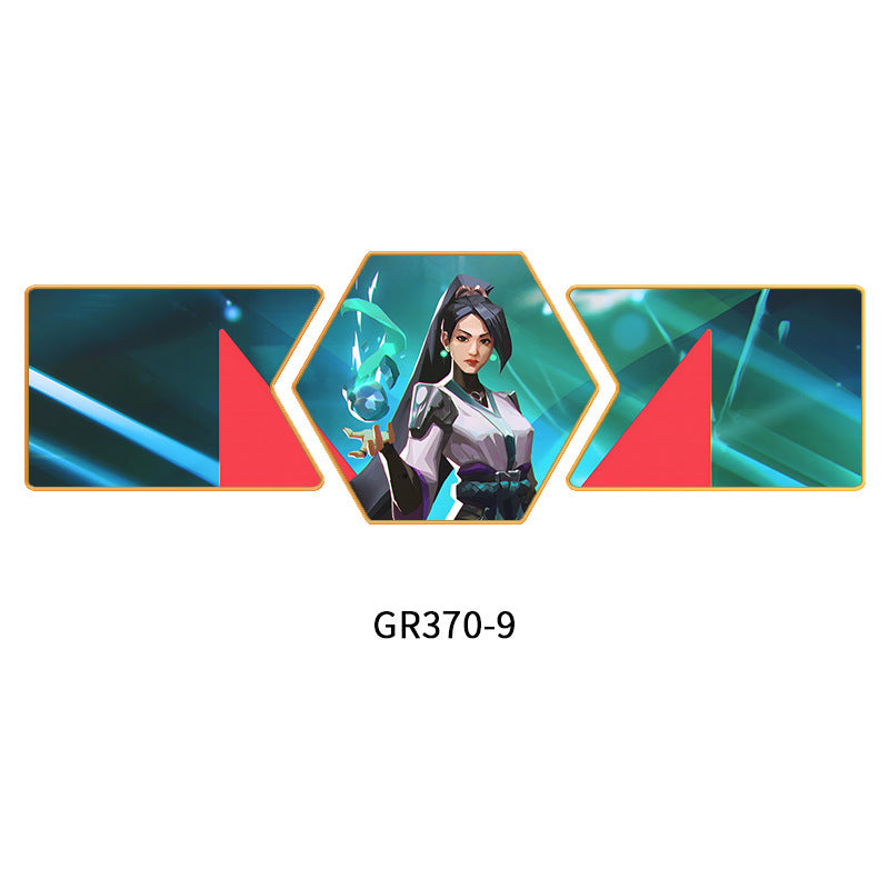 Fearless contract game decorative painting Internet cafe box aisle mural e-sports hotel background wall Valorante hanging painting