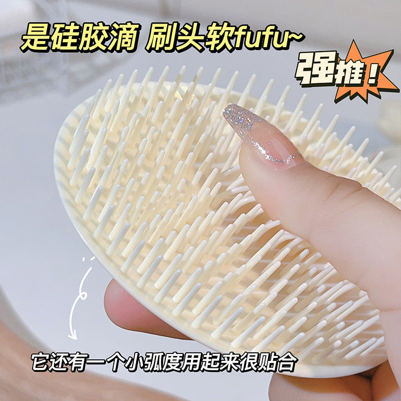 Colorful fenling processed cat claw shampoo massage comb oem skin rejuvenation hair care comb oem hairdressing tool personalized