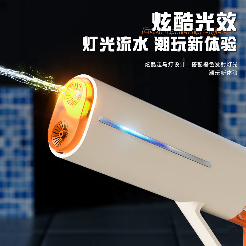 new high-pressure space electric burst water gun toy dazzling large capacity black technology water spray water gun wholesale