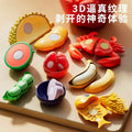 Kids' fruit cutting playset - peel, slice, and chew! early education toy for babies - realistic simulation to enhance cognitive skills