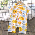 infant romper - new summer collection: korean style, lightweight short-sleeve bodysuit for baby boys and girls