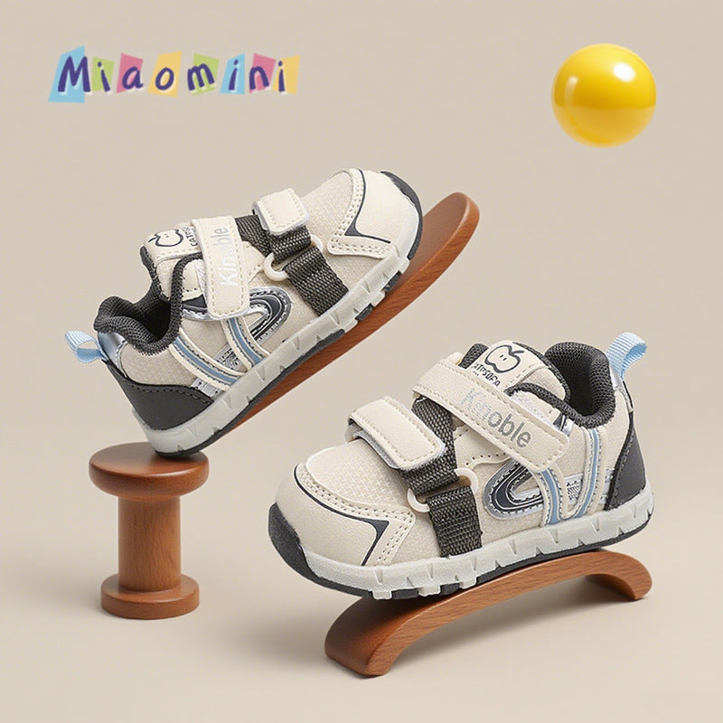 autumn new arrivals: soft-soled walking shoes for toddlers (ages 1-3) - waterproof leather sneakers for baby boys and girls