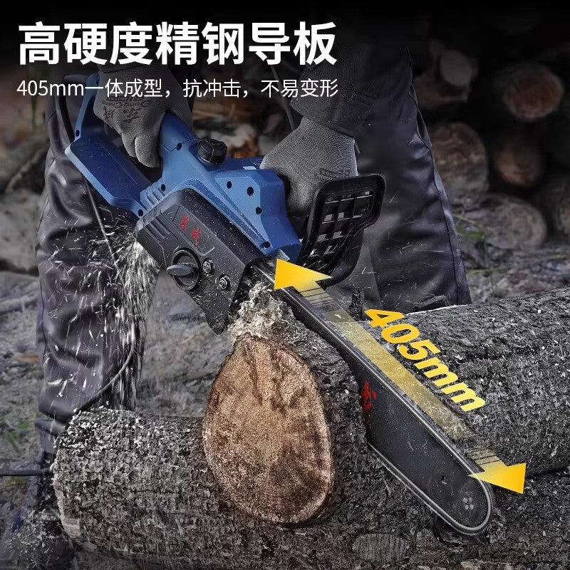 Dongcheng electric sawfor home saw tree high power logging saw 220v plug-in saw firewood dongcheng small handheld electric chain saw