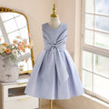 Girls' luxury satin dress - minimalist sleeveless pleated skirt, princess style - hot new arrival for cross-border e-commerce