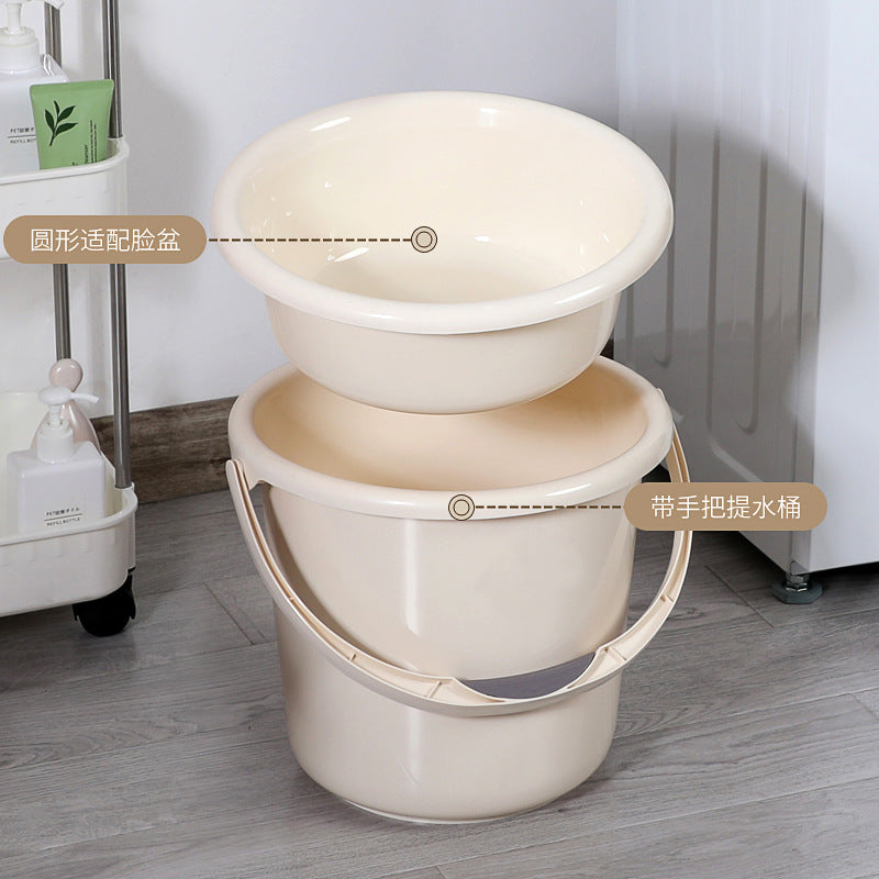 Bucketfor homelarge thickened durable water storage bucket student dormitory large capacity bath special portable plastic bucket