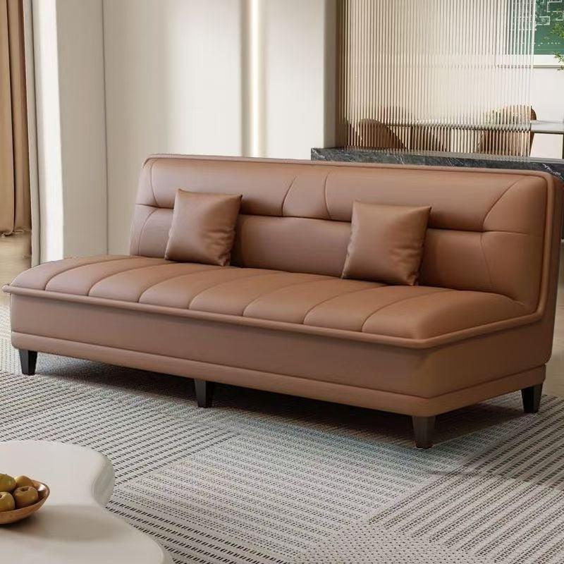 Popular sofa bed modern three-speed foldable sofa bed all-in-one dual-purpose cat scratching leather sofa casual living room sofa bed