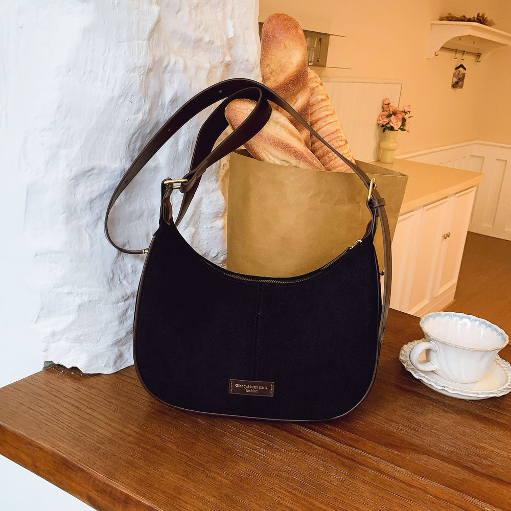 Retro frosted shoulder bag for women new arrival2025fall and winter atmosphere easiest for match armpit bag trendy texture crossbody bag