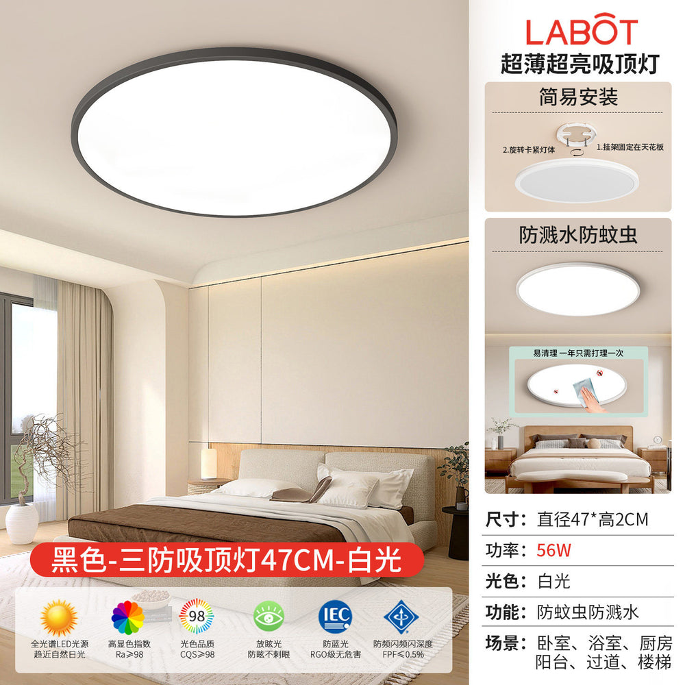 Led ceiling light - minimalist modern style for master bedroom, living room, hallway, kitchen, balcony - eye protection main lighting