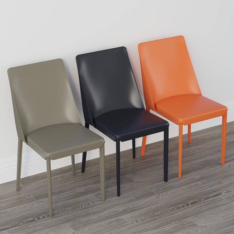 Italian saddle leather dining chair for homecasualpopular chair model room hotel restaurant dining table chair stool dining chair