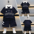 Boys' short-sleeve outfit set - new  summer collection: athletic two-piece set for young boys (sizes for toddlers to pre-teens)