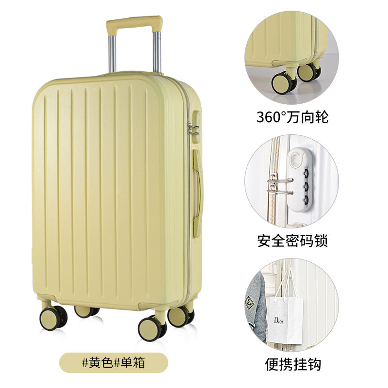 New multi-functional ins rechargeable suitcase universal wheel men's and women's password case boarding backpack chassis suitcase
