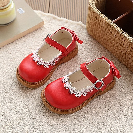 cross-border girls' princess shoes - new spring/autumn collection, chanel-inspired soft-soled flats for toddlers, kids' leather shoes, baby shoes