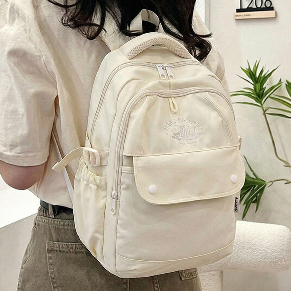 high-value elementary school, junior high school, and high school student backpacks for girls – large capacity, japanese-style, cute, minimalist double backpacks