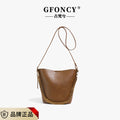 High-end minimalist bucket bag, large capacity commuter bag, fashionable and versatile chain shoulder bag, new autumn/winter crossbody bag