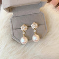 Camellia gentle fragrance pearl new arrival earrings spring and summer accessible luxury tassel classy hot french earrings for women