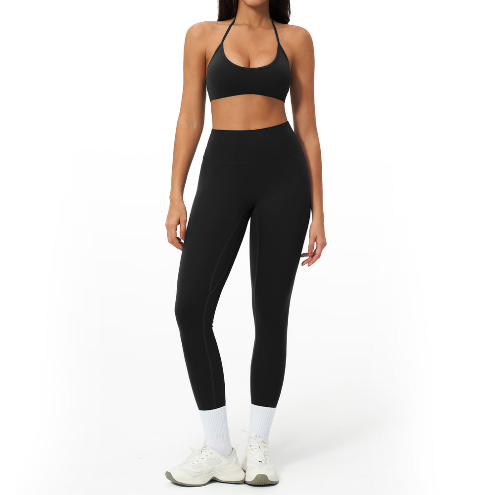 quick-drying yoga clothes suit breathable elastic casual yoga suit seamless running fitness clothes for women 2551