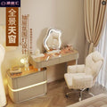 New arrival mirror dressing table for home bedroom classy sense chest all-in-one dressing table casual solid wood long dressing table