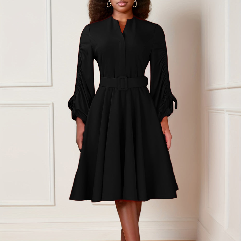 D471export women's clothing new arrivalfashionv neck drawstring pleated large skirt eleganteleganceplus size african dress