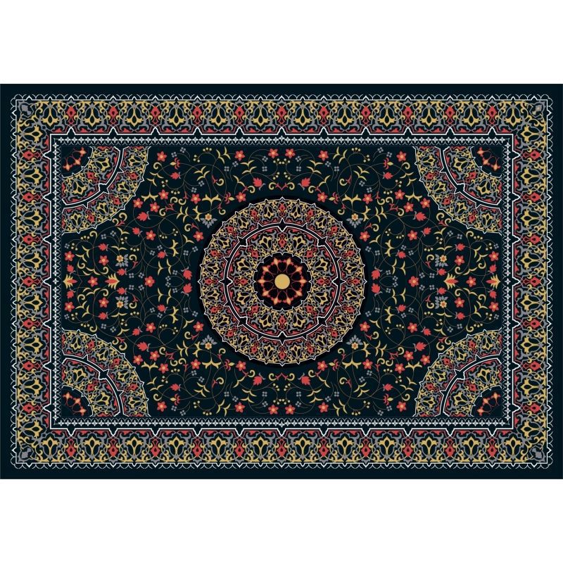 Southeast asian cross-border persian rug, european style carpet, living room sofa coffee table home full coverage rug, bedroom bedside rug