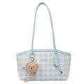 retroprinting armpit bag for women 2026new arrivalplaidcasualsatchel bag large capacity niche style shoulder bag