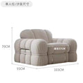 Modern medieval style accessible luxury fabric sofa for large and small apartments nordic living room single three-person steel tooth designer retro