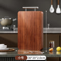 Wenge wood cutting board solid wood for home restaurant kitchen anti-mildew and antibacterial double-sided solid wood cutting board chopping board abrasion resistant