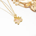 [titanium steel] make money immediately in the year of the horse, small and elegant, gorgeous full diamond necklace for women, versatile and elegant new clavicle chain