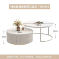 A slate coffee table living room for homecasual modern small apartment cream style accessible luxury round coffee table table combination