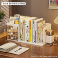 Desk storage organizer - student bookshelf, desktop bookends, pen holder, stationery organizer, office desk storage box