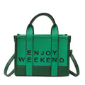 export tote bag lychee pattern women's satchel bag classy fashionprintingletter shoulder crossbody bag