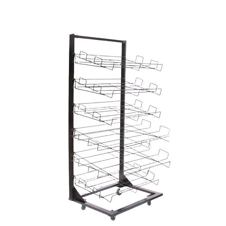 Source Factory Carpet Display Stand Floor-to-ceiling commercial carpet display stand Metal doormat display stand Storage